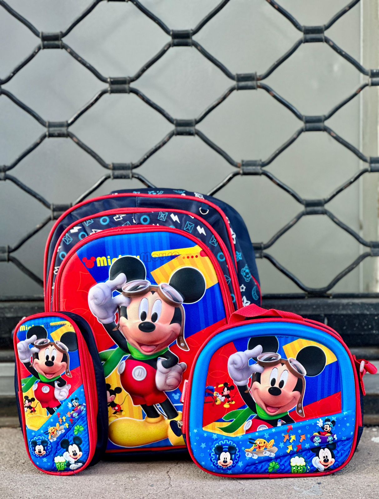 MOCHILA DE SET PARA NIÑO DISNEY