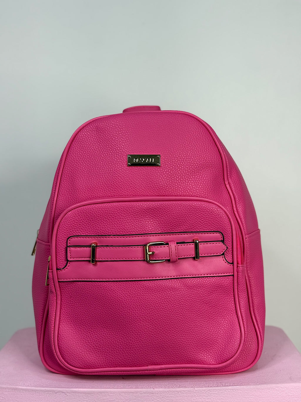 Mochila de dama de cuero