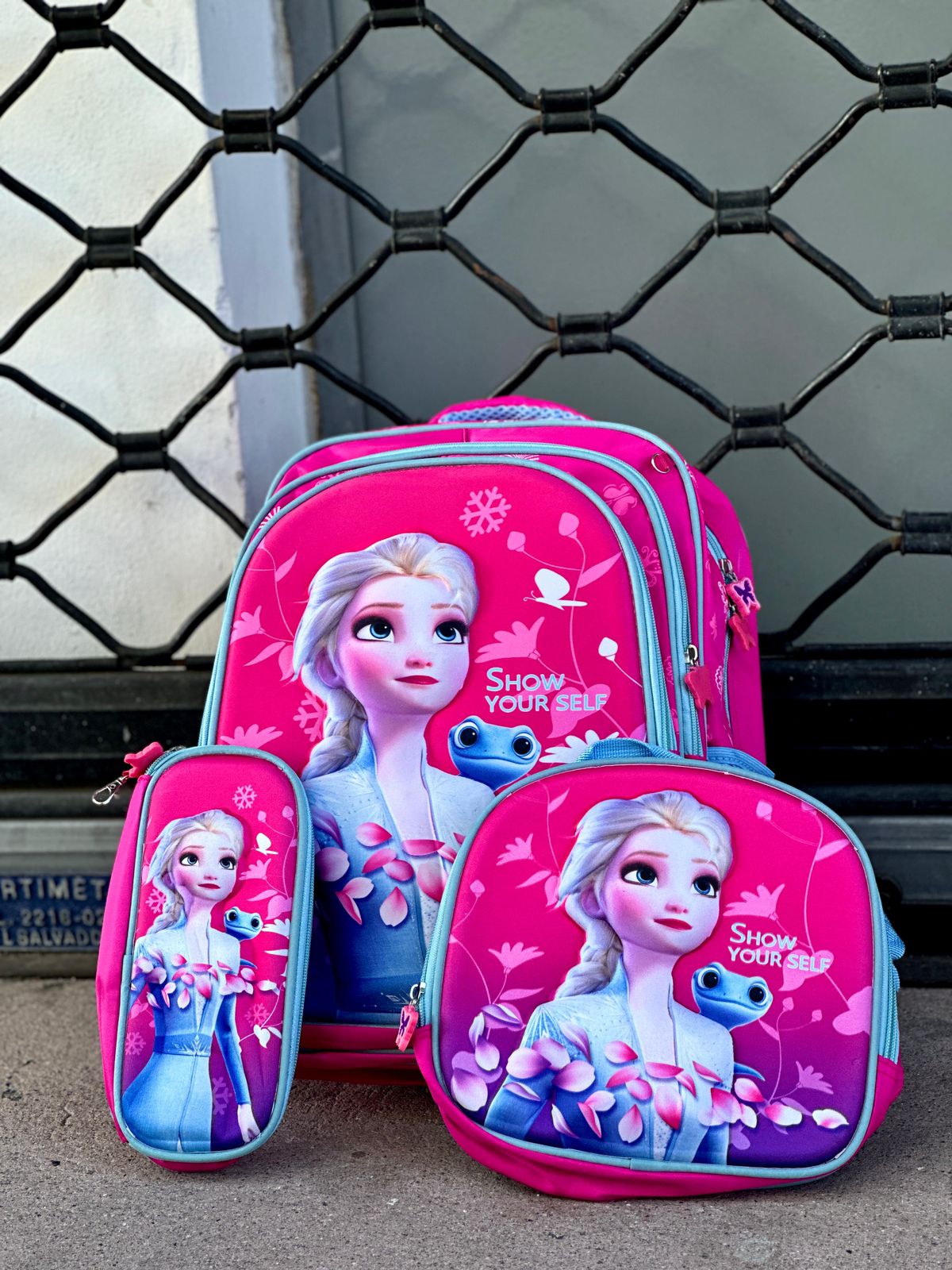 MOCHILA DE SET PARA NIÑA DISNEY