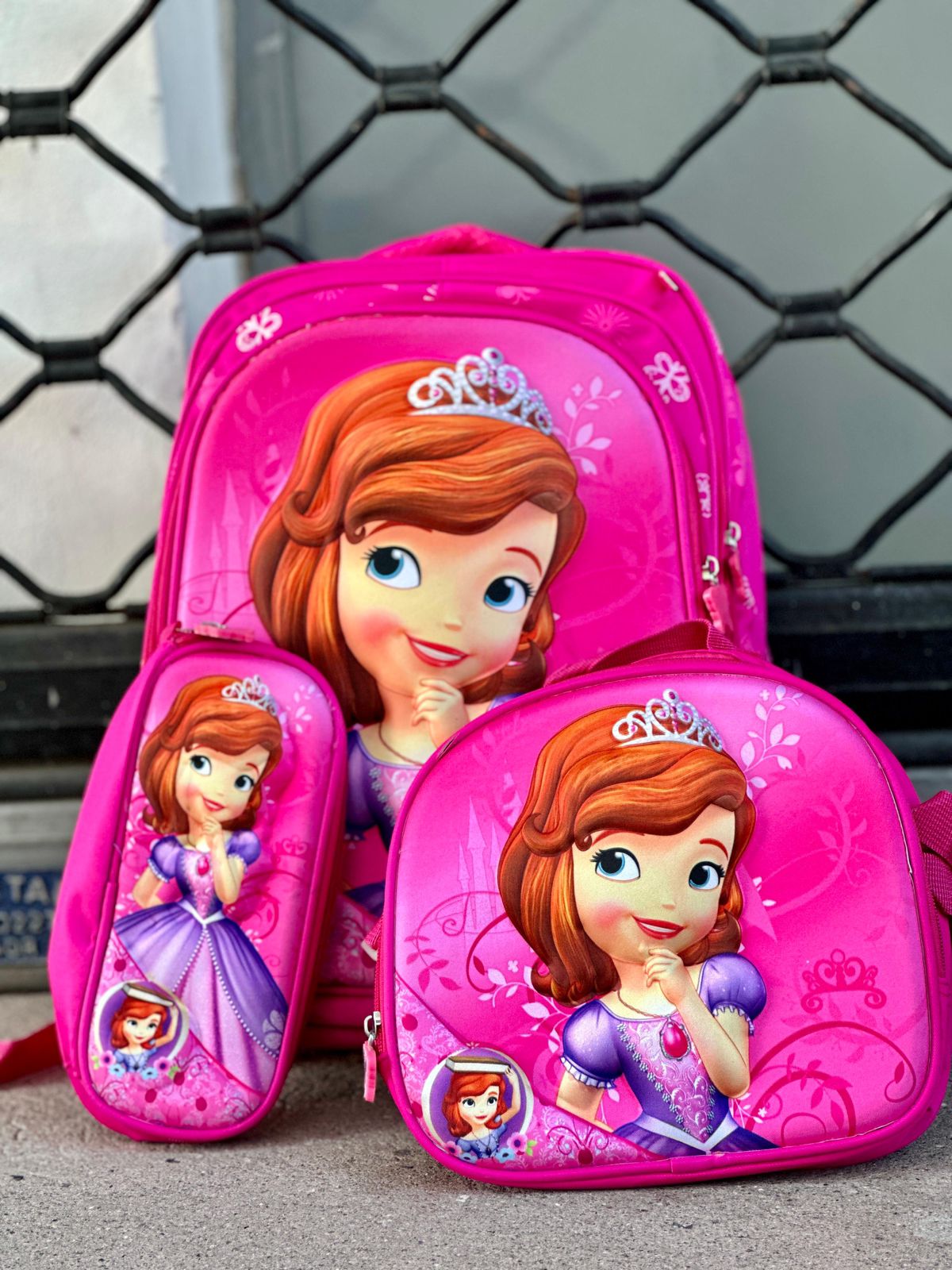 MOCHILA DE SET PARA NIÑA DISNEY