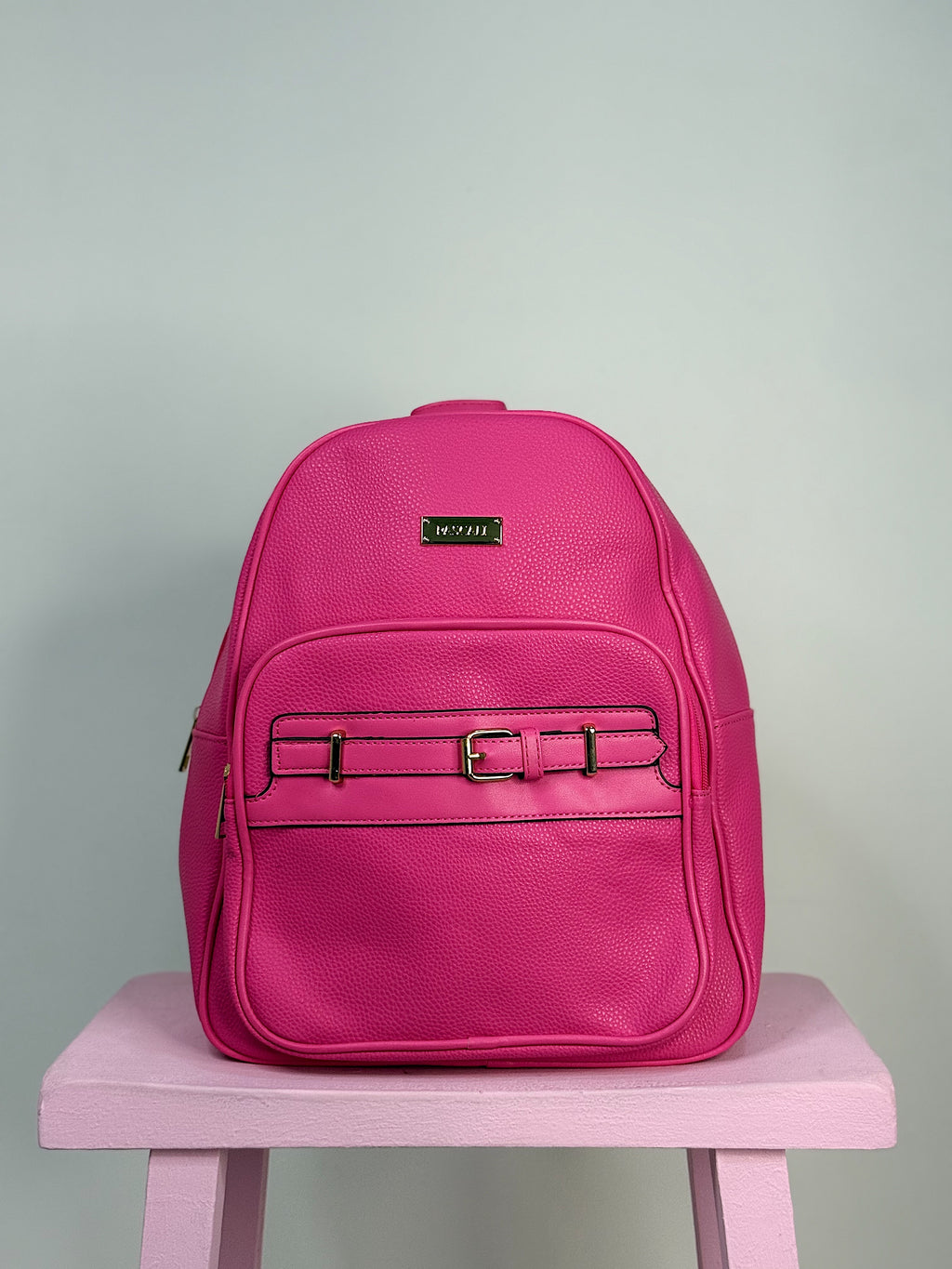 Mochila de dama de cuero