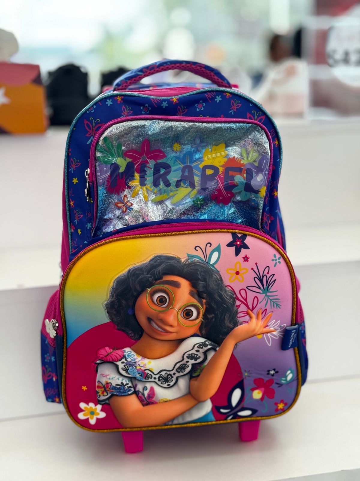 MOCHILA DE RODO PARA NIÑA DISNEY
