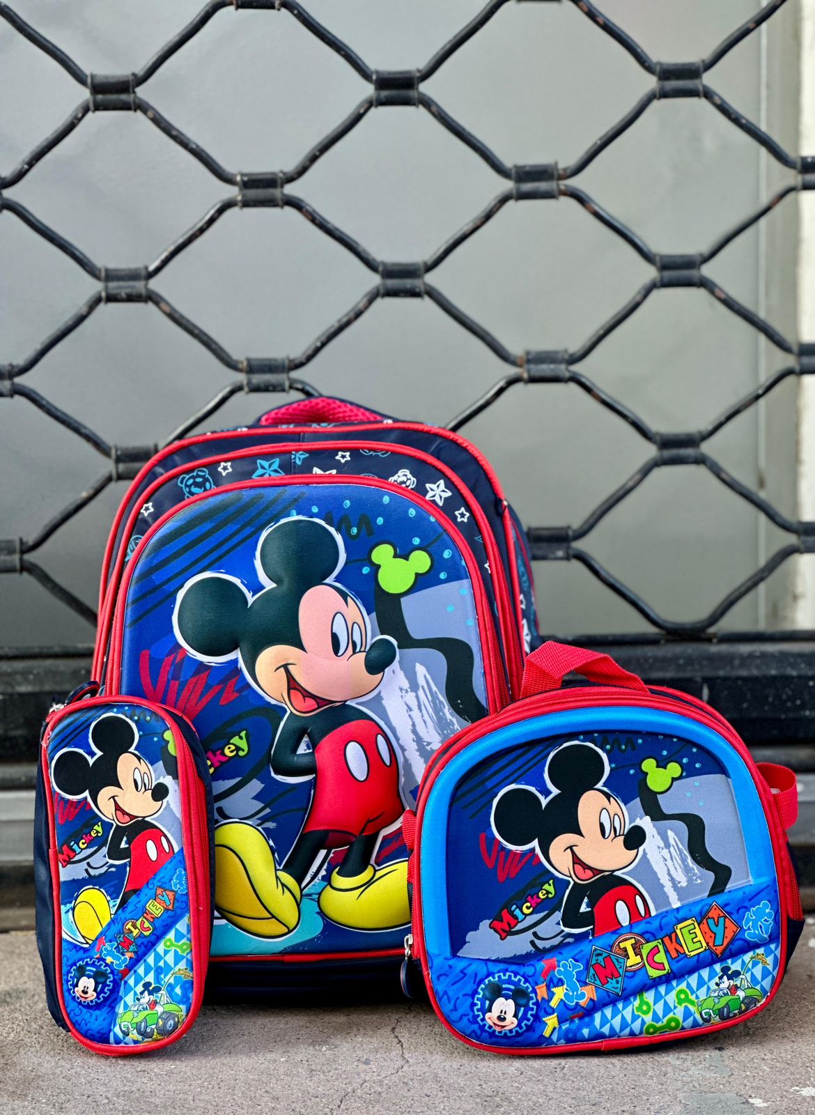 MOCHILA DE SET PARA NIÑO DISNEY